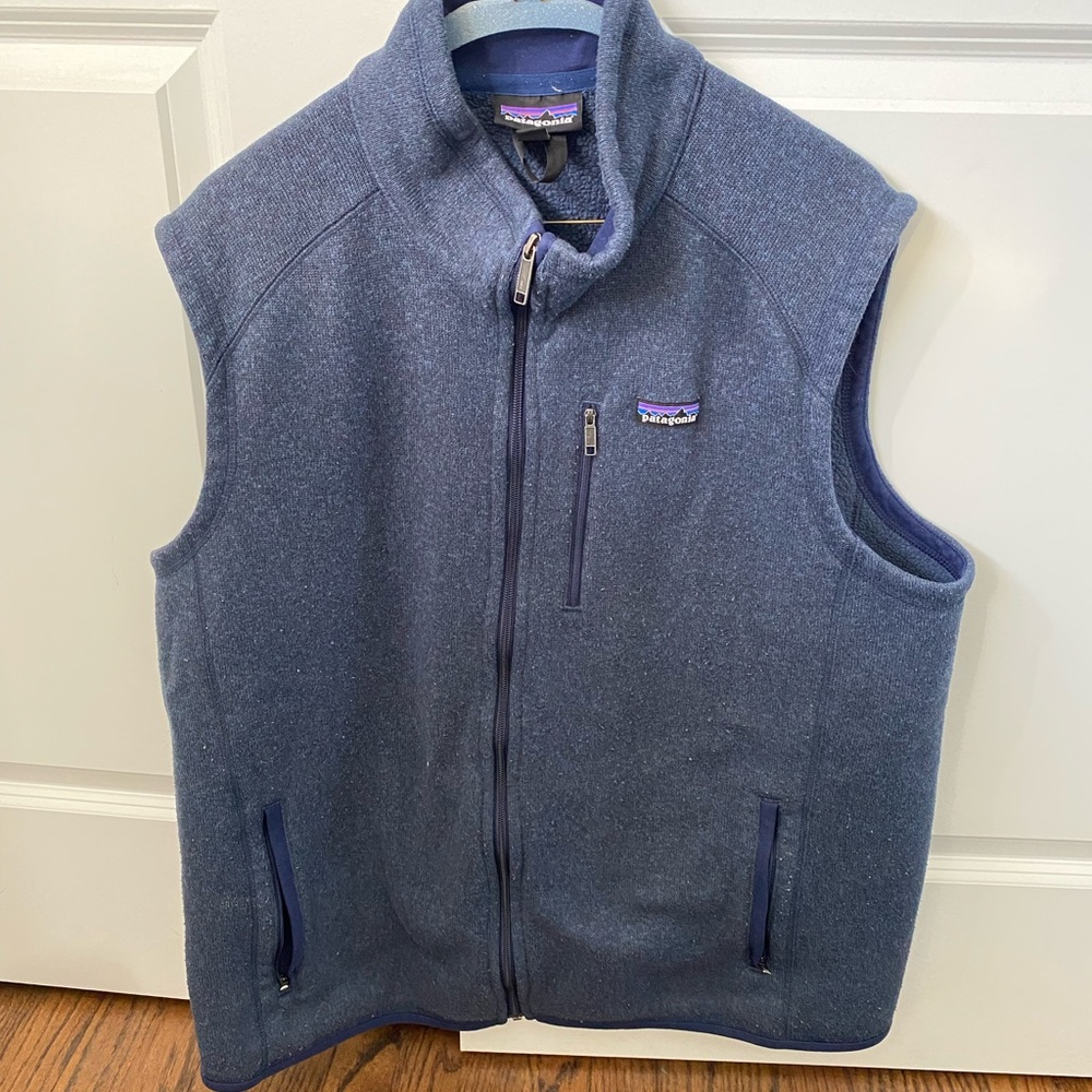 Men's Better Sweater® Fleece Vest XXL Navy blue